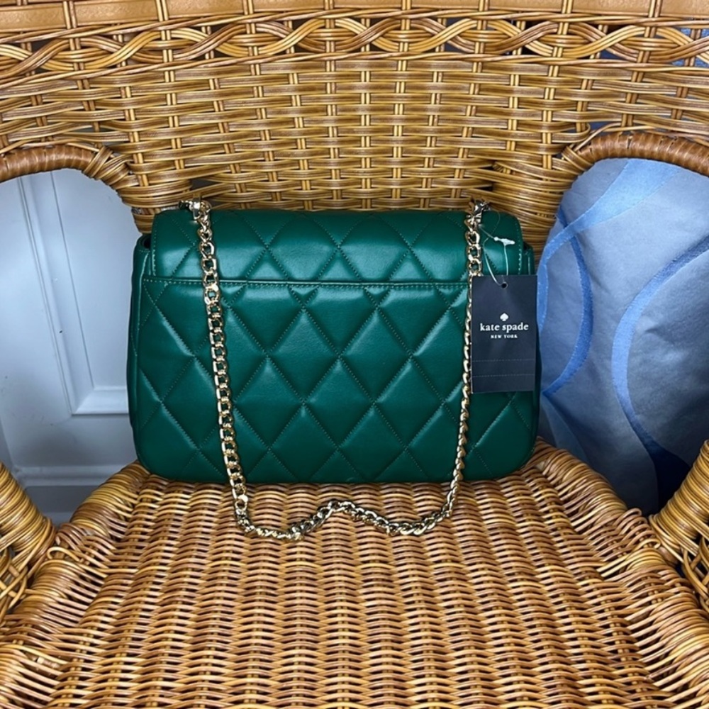 Kate Spade Carey Flap Quilted Medium Shoulder Crossbody Bag - Picture 10 of 14